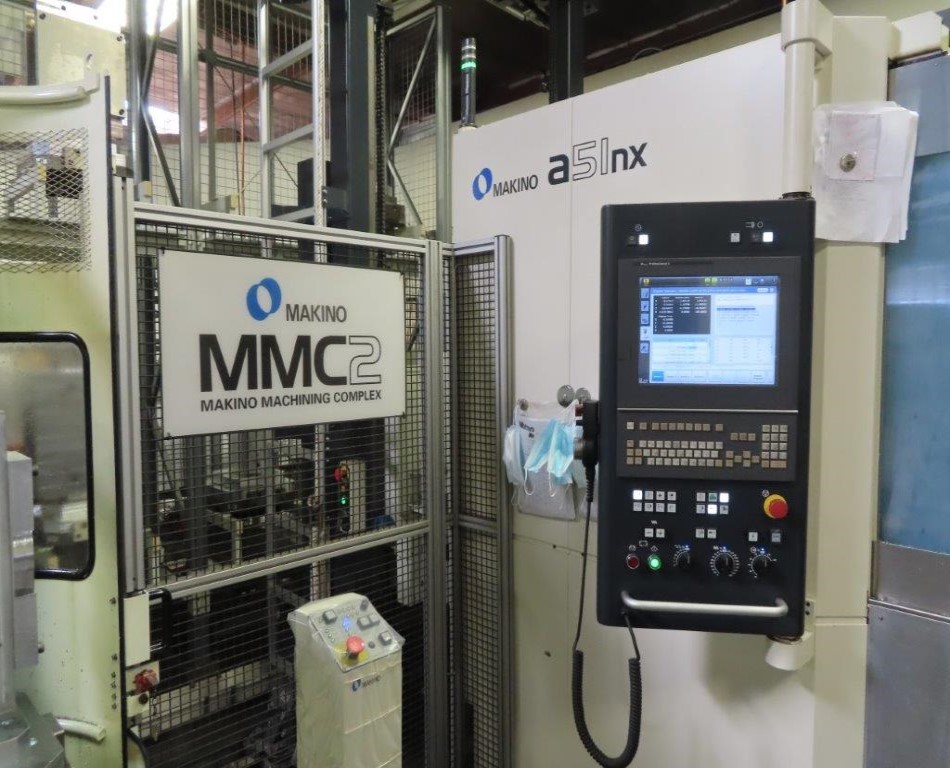 CNC MACHINING CENTERS: MAKINO A51NX Horizontal with 12 PALLET Pool