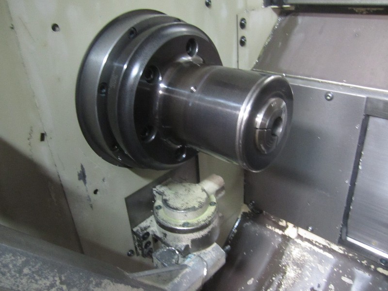 CNC TURNING CENTERS: HITACHI SEIKI HT20J CNC LATHE WITH LNS SERVO BARFEED